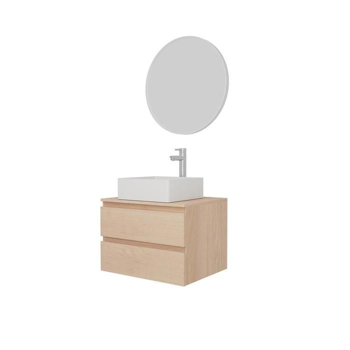 SORRENTO 60cm single vanity unit set + basin + tap + mirror