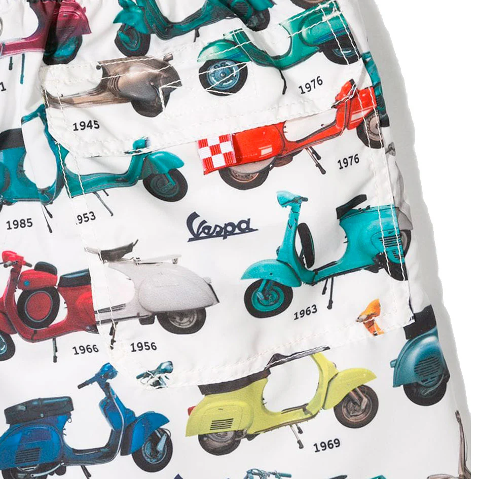Costume da bagno da uomo classico con stampa Vespa® | EDIZIONE SPECIAL