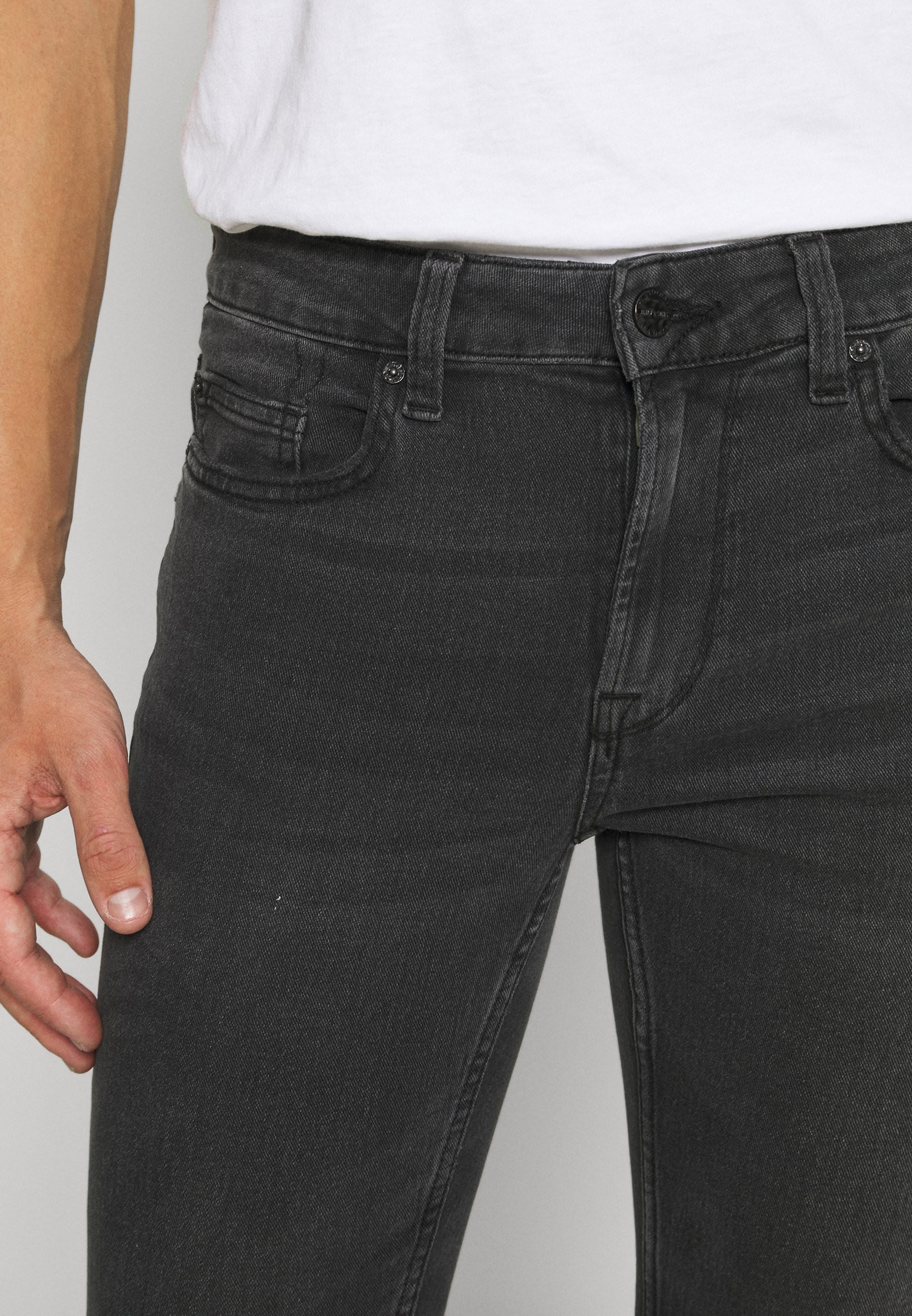Only & Sons ONSWARP LIFE WASHED - Uske traperice - crni traper