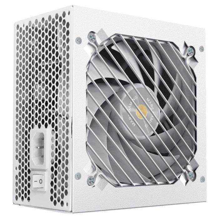 Bloc alimentation PC Mars Gaming MPB750PSI 750W ATX 3.1 PCIe 5.1 80 Plus Gold Blanc