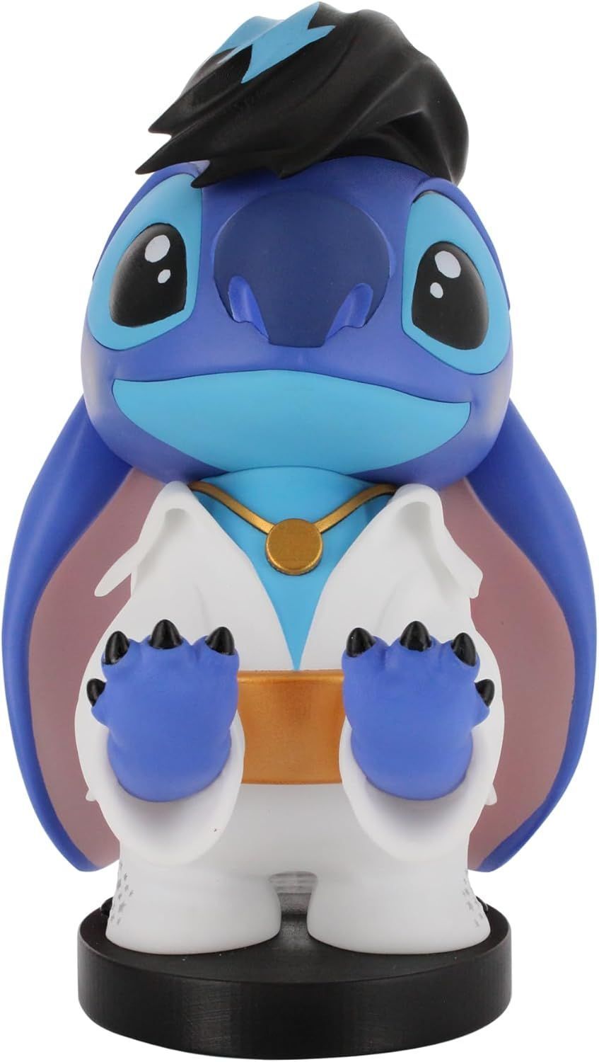 Disney Stitch Elvis Figurine - EXQUISITE GAMING - Cable Guys - Earphone, smartphone or small accessory holder - 20 cm