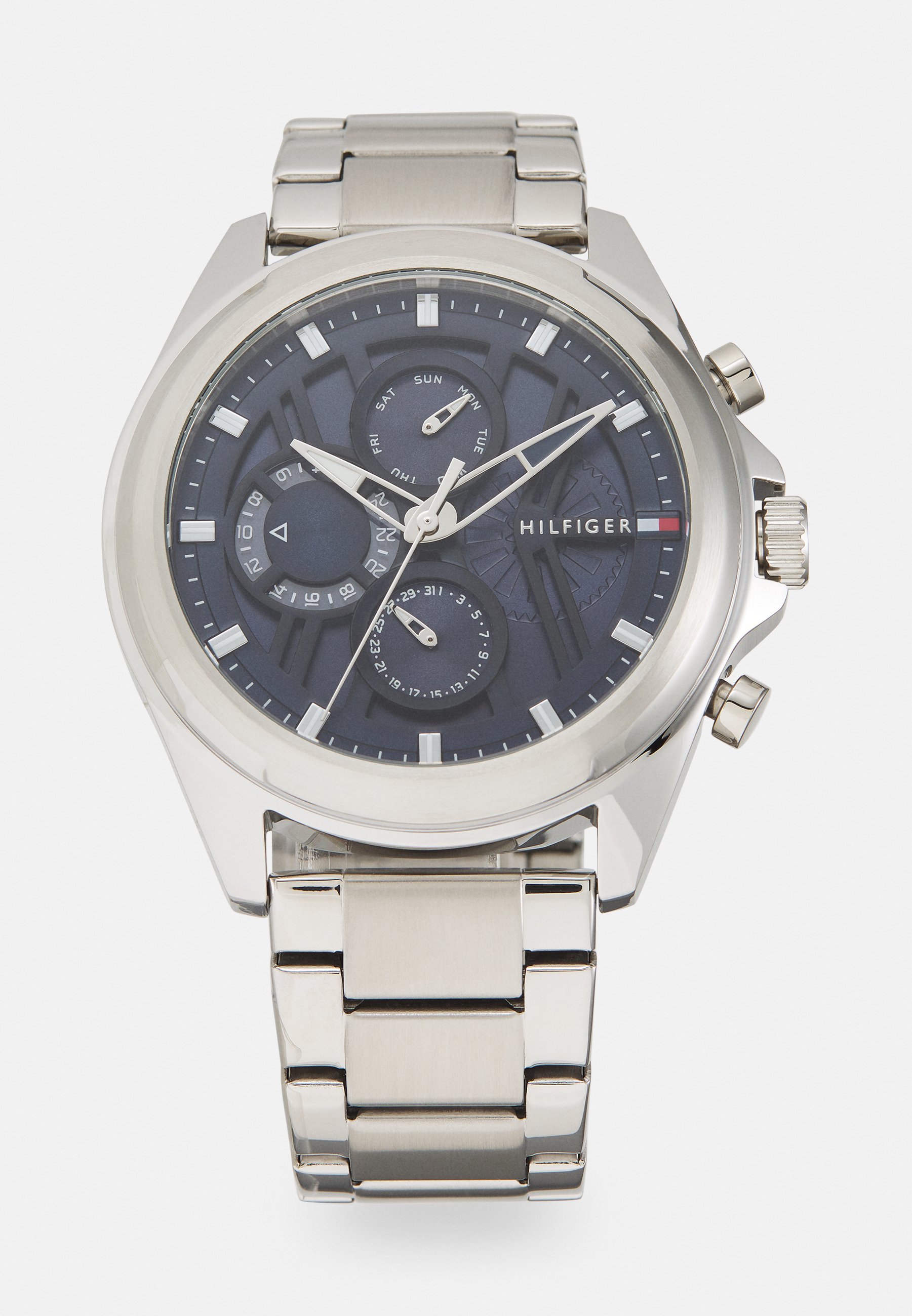 Tommy Hilfiger JAX - Horloge - zilverkleurig/blauw