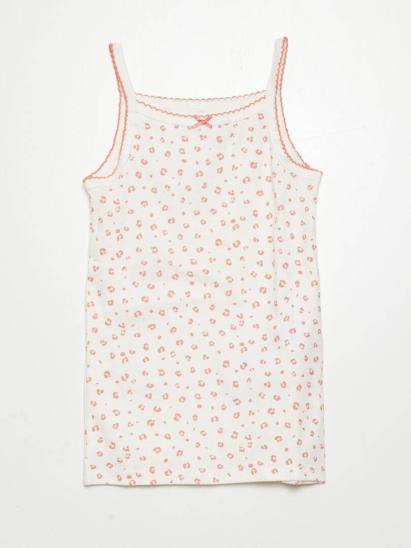 Set bestehend aus 2 Tanktops und 3 Slips – 5-teilig – GELB