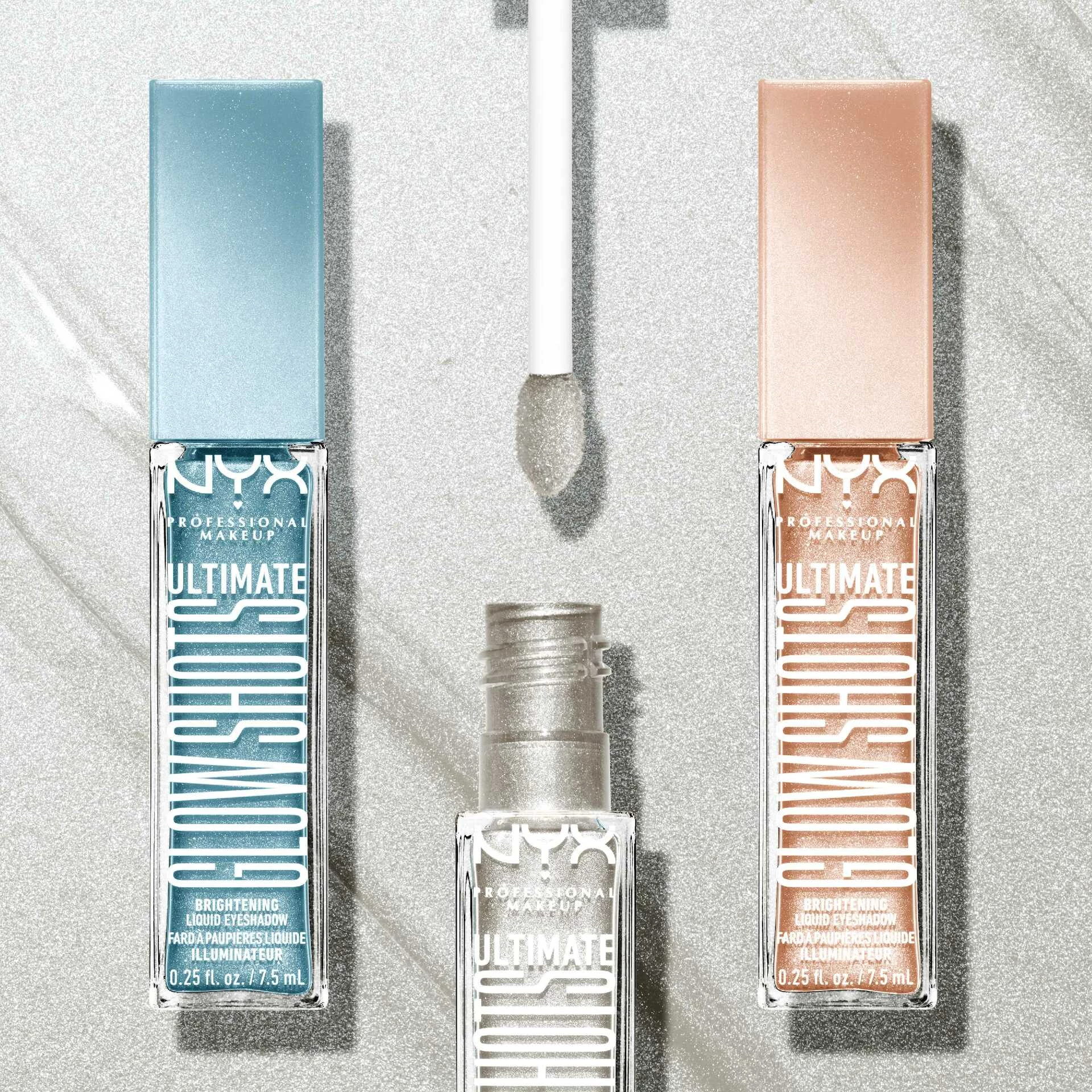Machiaj profesional NYX - Ultimate Glow Shots, nuanțe de nucă de cocos