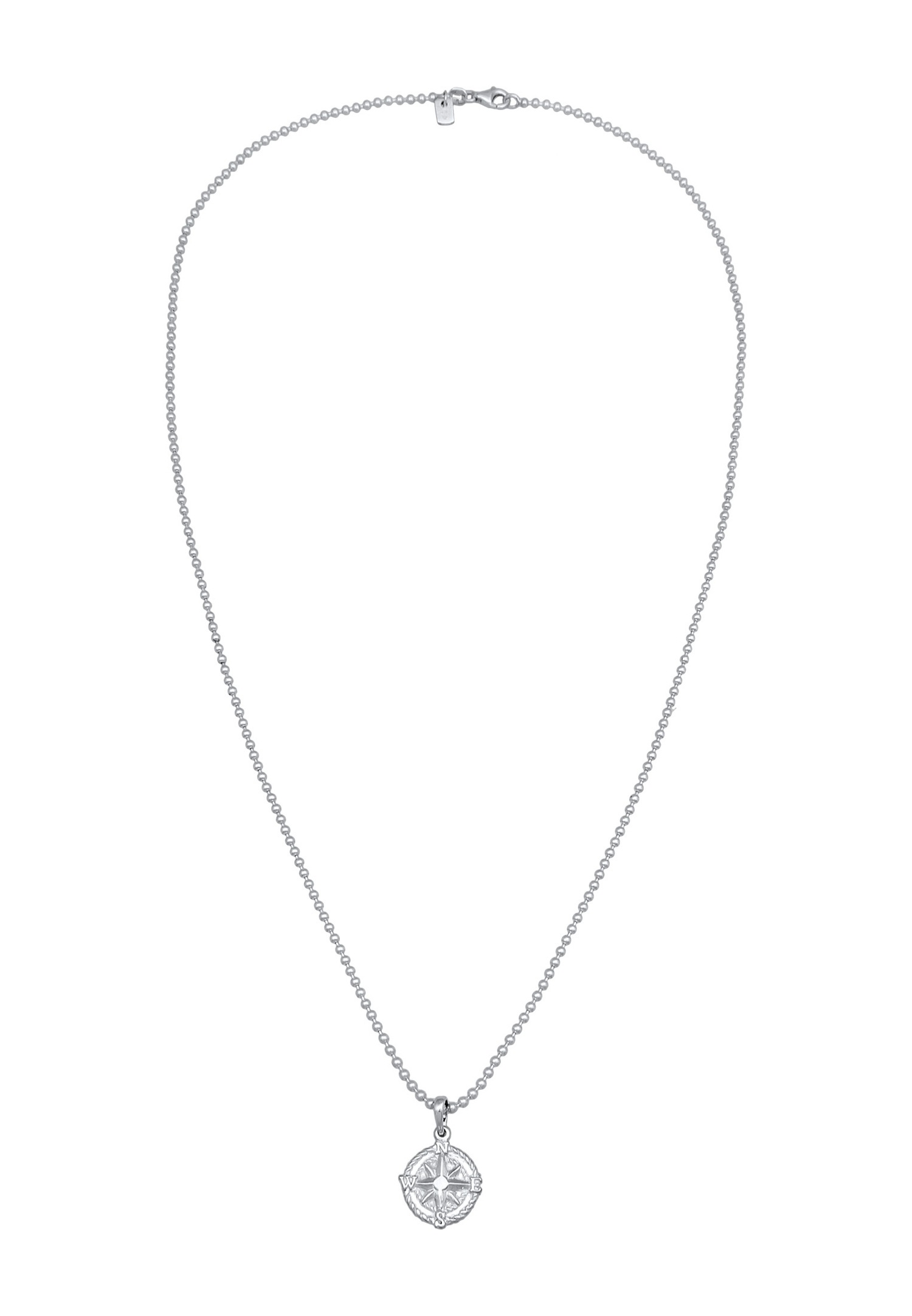 KUZZOI Hommes Pendentif Rose des Vents Boussole Boule en Argent Sterling 925