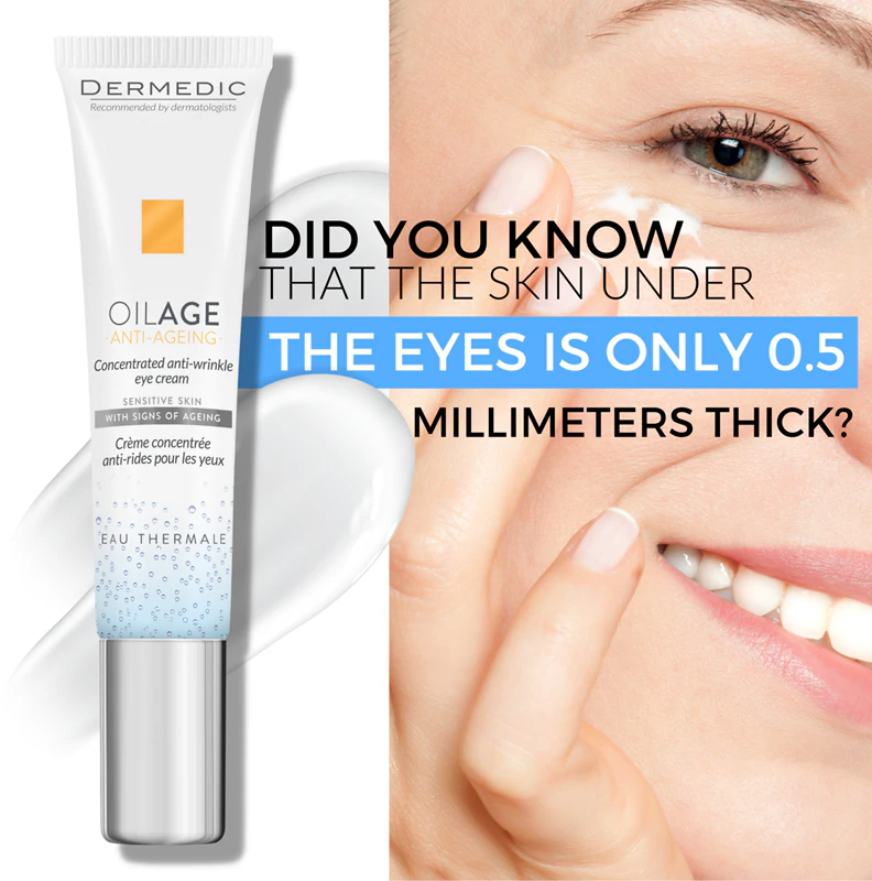 Dermedic Oilage Creme Concentrado Anti-Idade e Antirrugas para a Área dos Olhos
