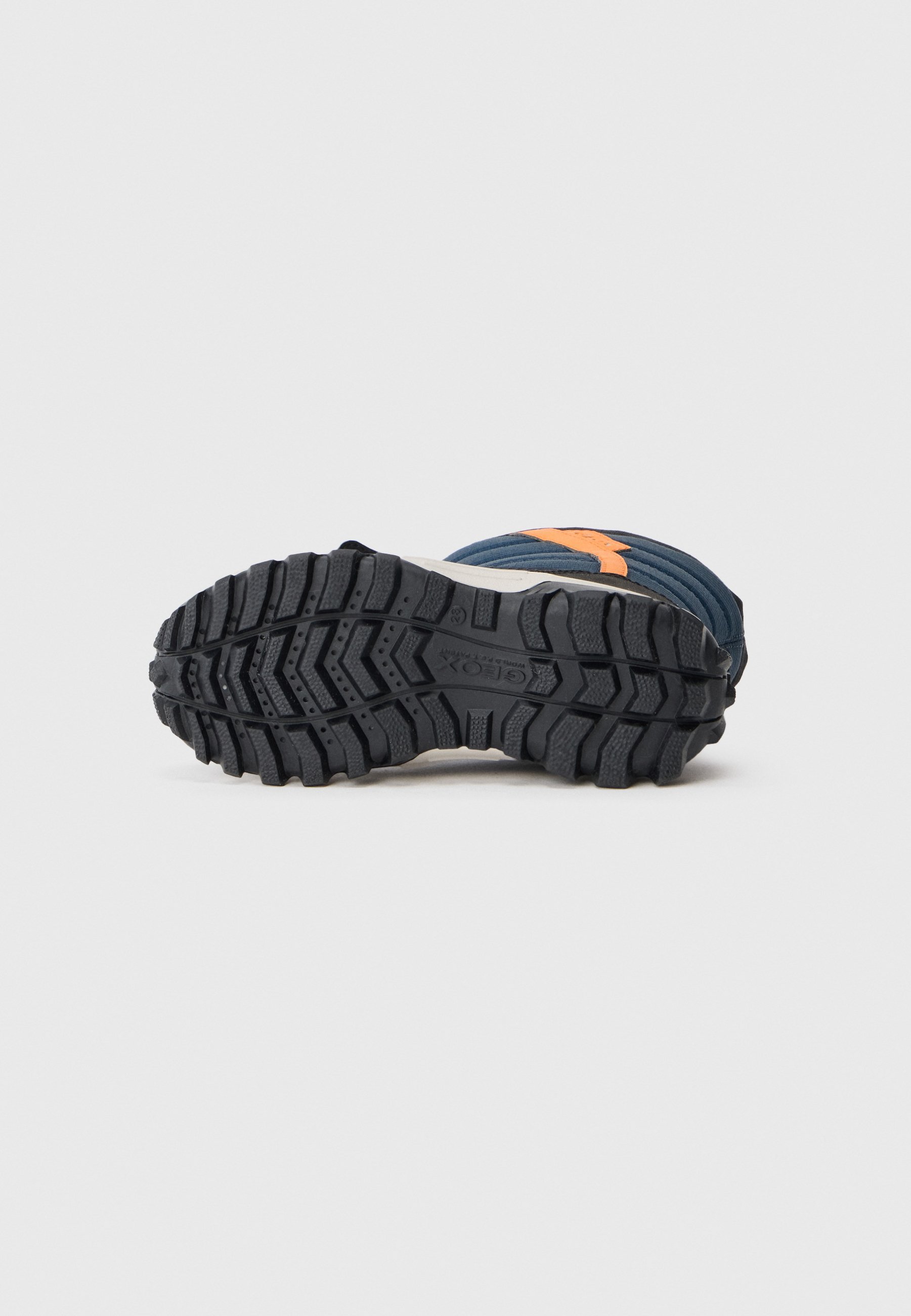 Geox HIMALAYA BOY - Winterlaarzen - marineblauw/oranje