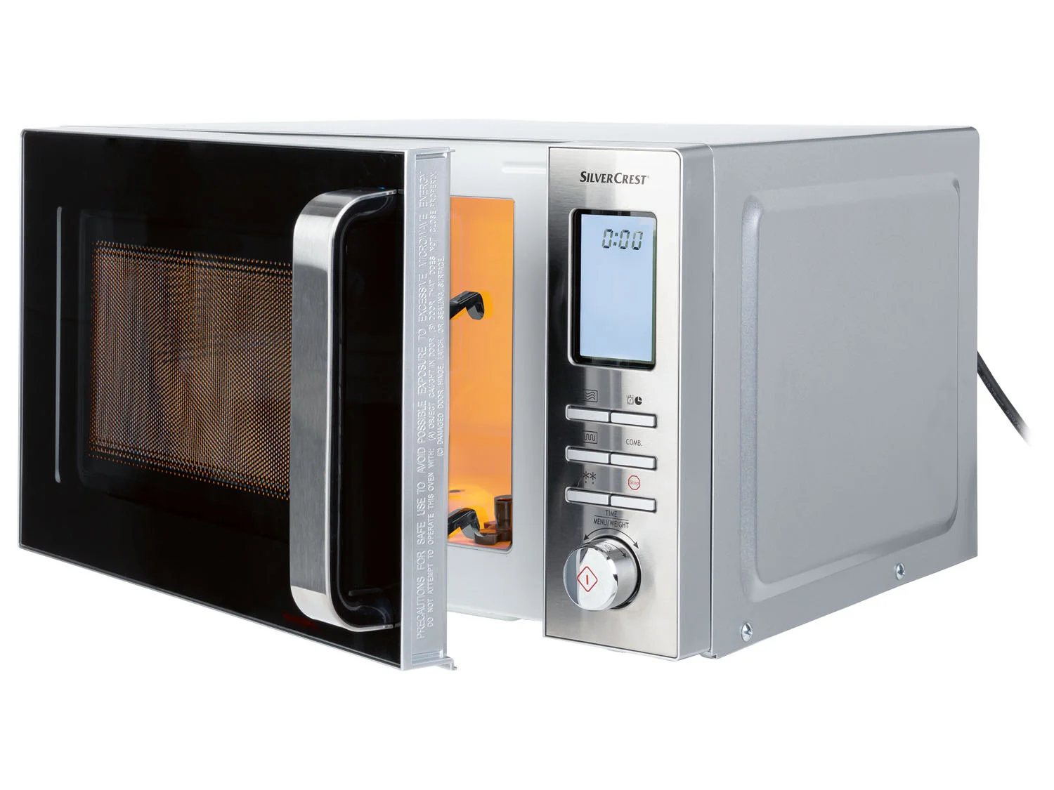 SILVERCREST® Küchenhelfer Digitalmikrowelle »SMW 800 F2«, silber