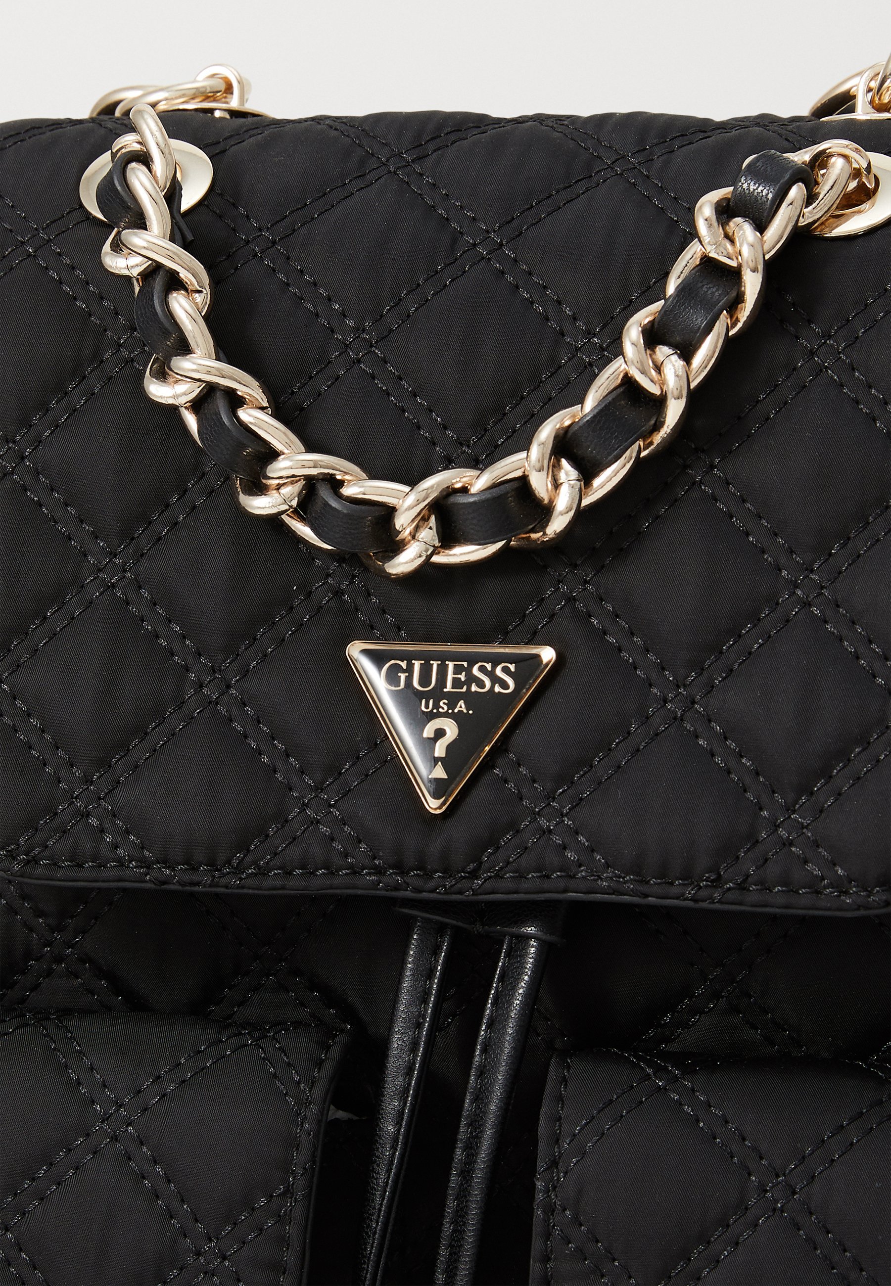 Guess GIULLY II FLAP BACKPACK - Rugzak - zwart