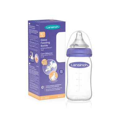Lansinoh Biberão Vidro Tetina Naturalwave      160 ml 160 ml