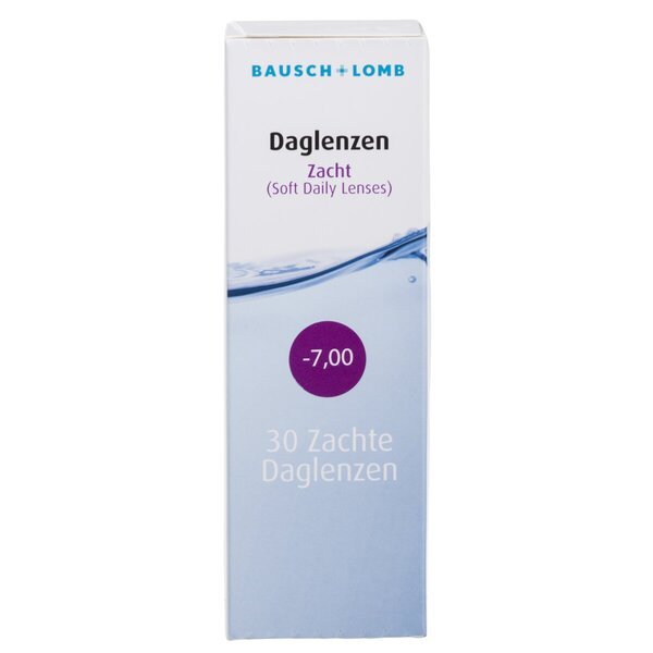 Bausch + Lomb -7.00 mehke dnevne kontaktne leče<br>Medicinski pripomoček - 30 kosov