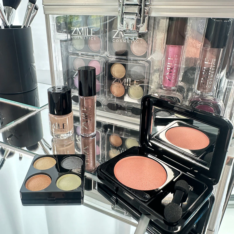 Estojo de cosméticos em acrílico ZMILE COSMETICS