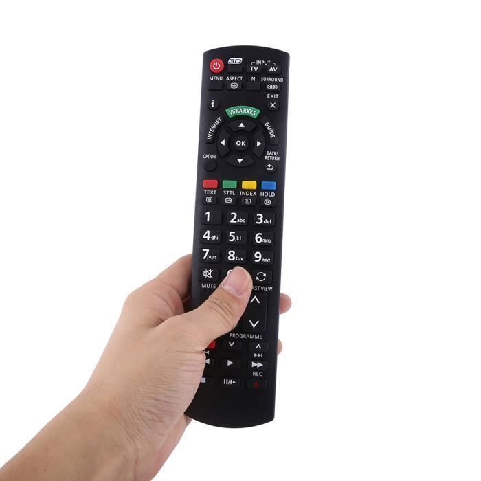 Mando a distancia - PANASONIC - N2QAYB000350 - Compatible con varios modelos - Negro - Sencillo