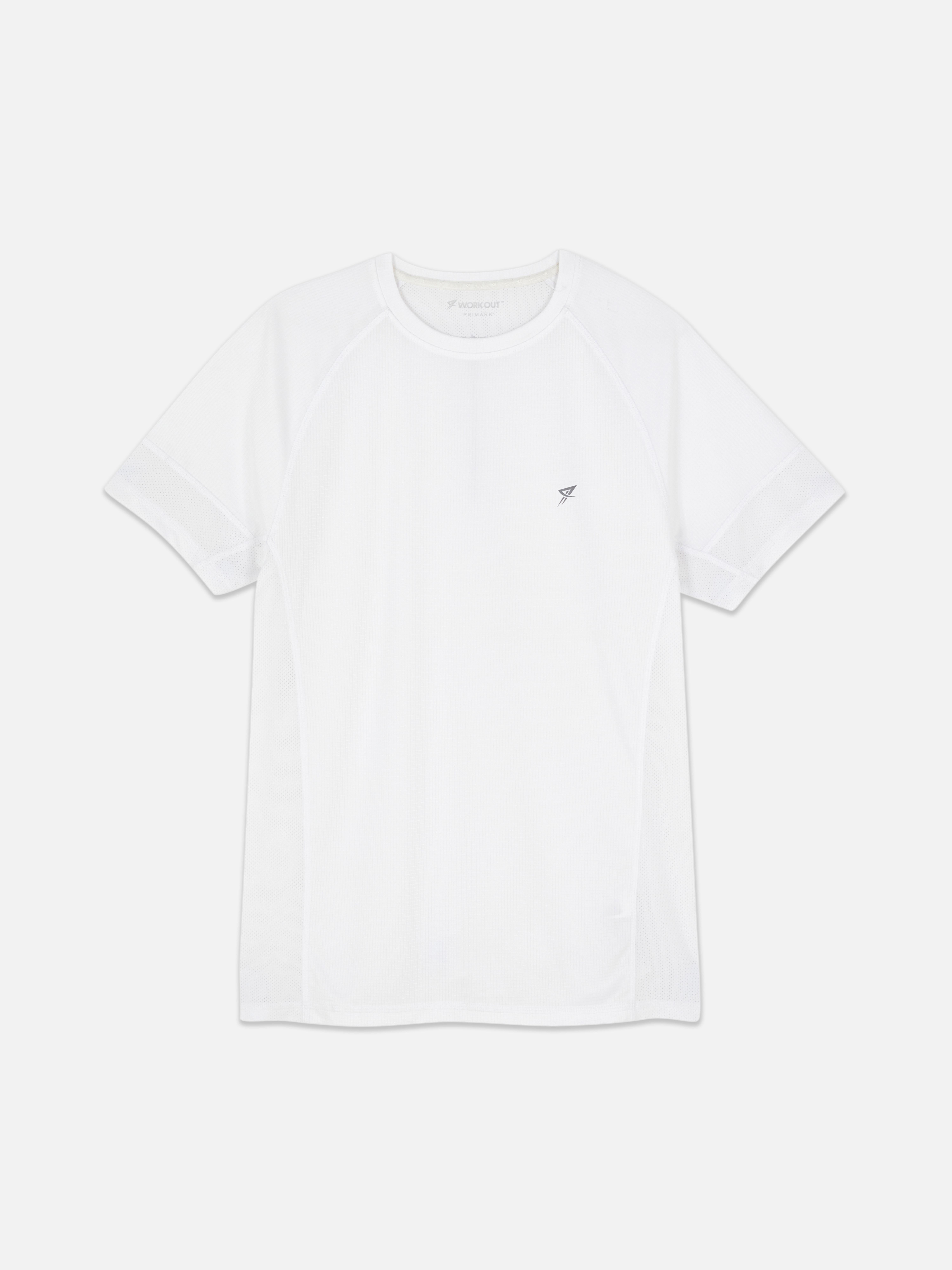 Tricou sport cu mânecă scurtă Extinde-ți colecția de articole sportive cu acest tricou cu guler rotund, mâneci scurte și logo reflectorizant