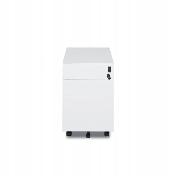 Kontener biurowy ZM-FK100SLIM biały metalowy
