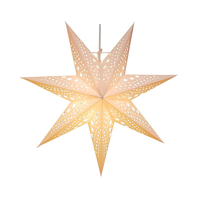 Home Stella di Natale 45 cm, bianca, Capella