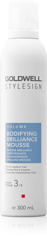 Goldwell StyleSign Bodifying Brilliance Mousse voor volume, fixatie en een schitterende glans.