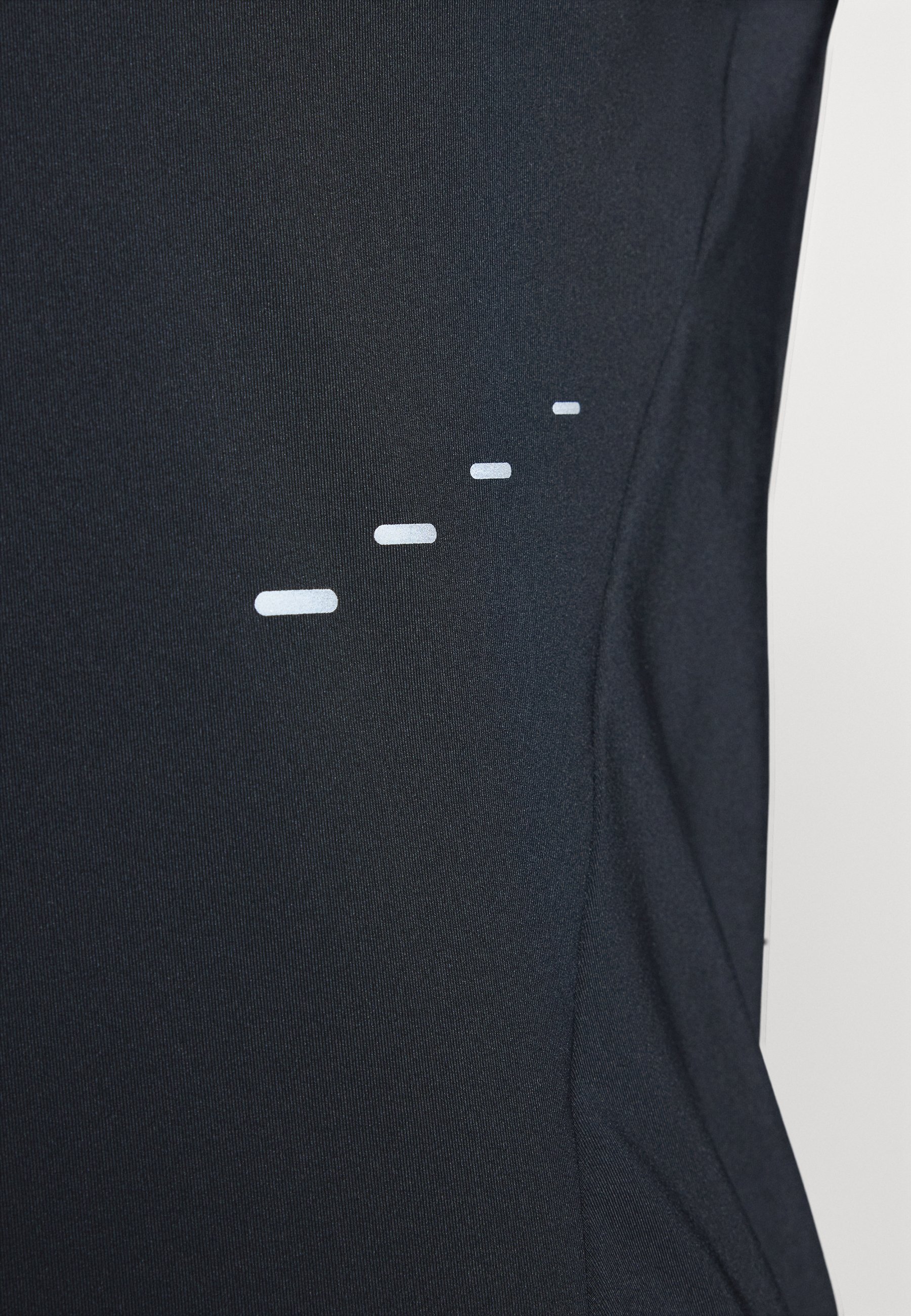 Nike Performance SWIFT TOP - Sport T-shirt - zwart/reflecterend zilver
