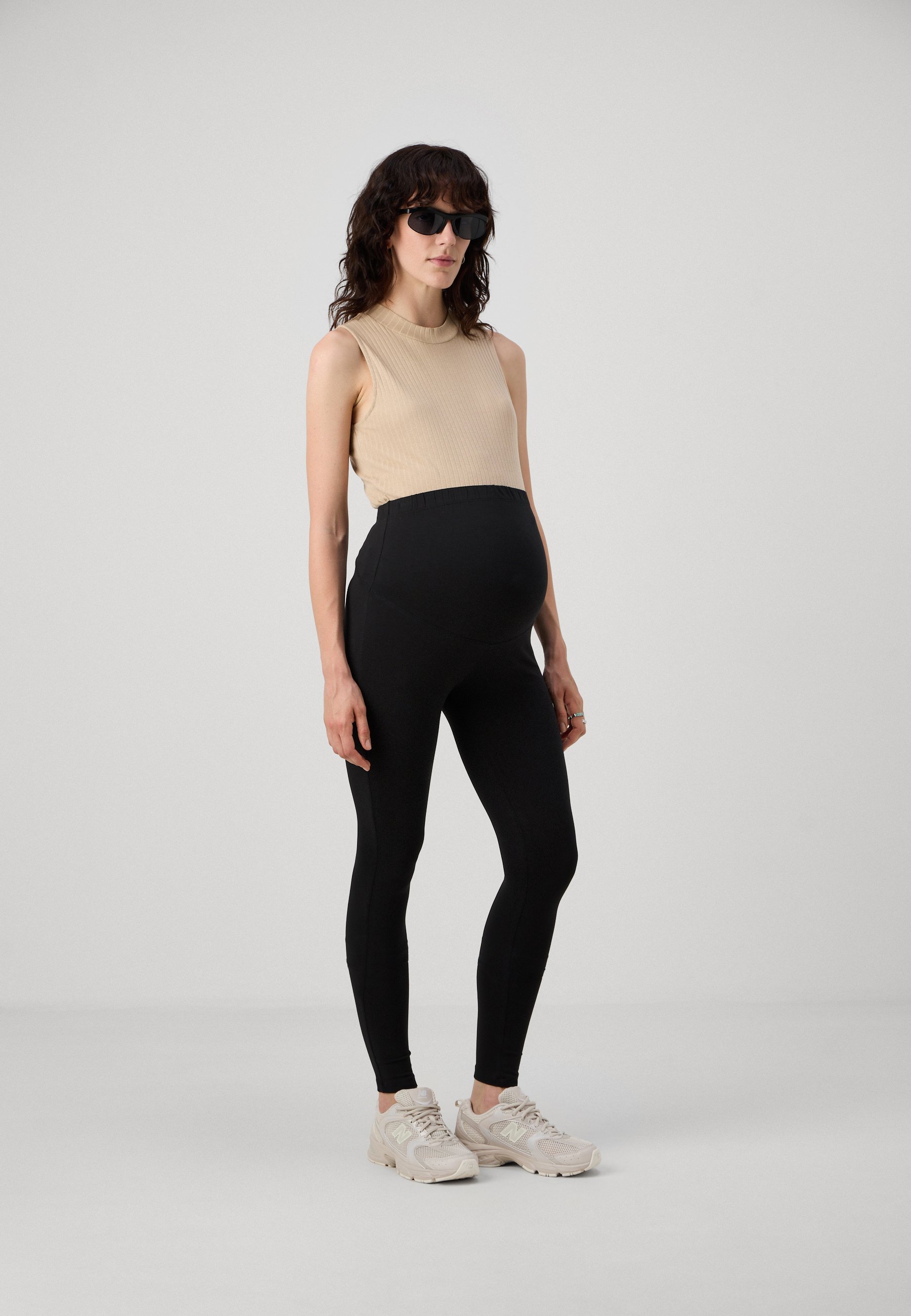 Anna Field MAMA 3-PACK - Leggings - Broek - zwart