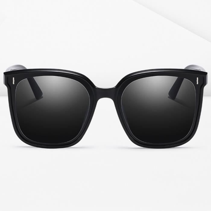 Gafas de sol metálicas SHARPHY para mujer, con la nueva montura grande de color negro, polarizadas para conducir y viajar.