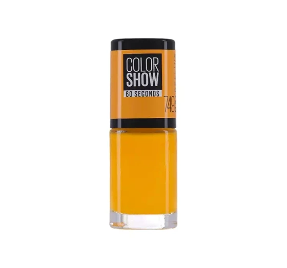Maybelline Color Show 60 Seconds tradycyjny lakier do paznokci 749 Electric Yellow 6,7 ml