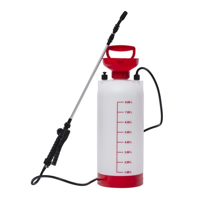Pulverizador WERKA PRO de 8 litros para productos agresivos.