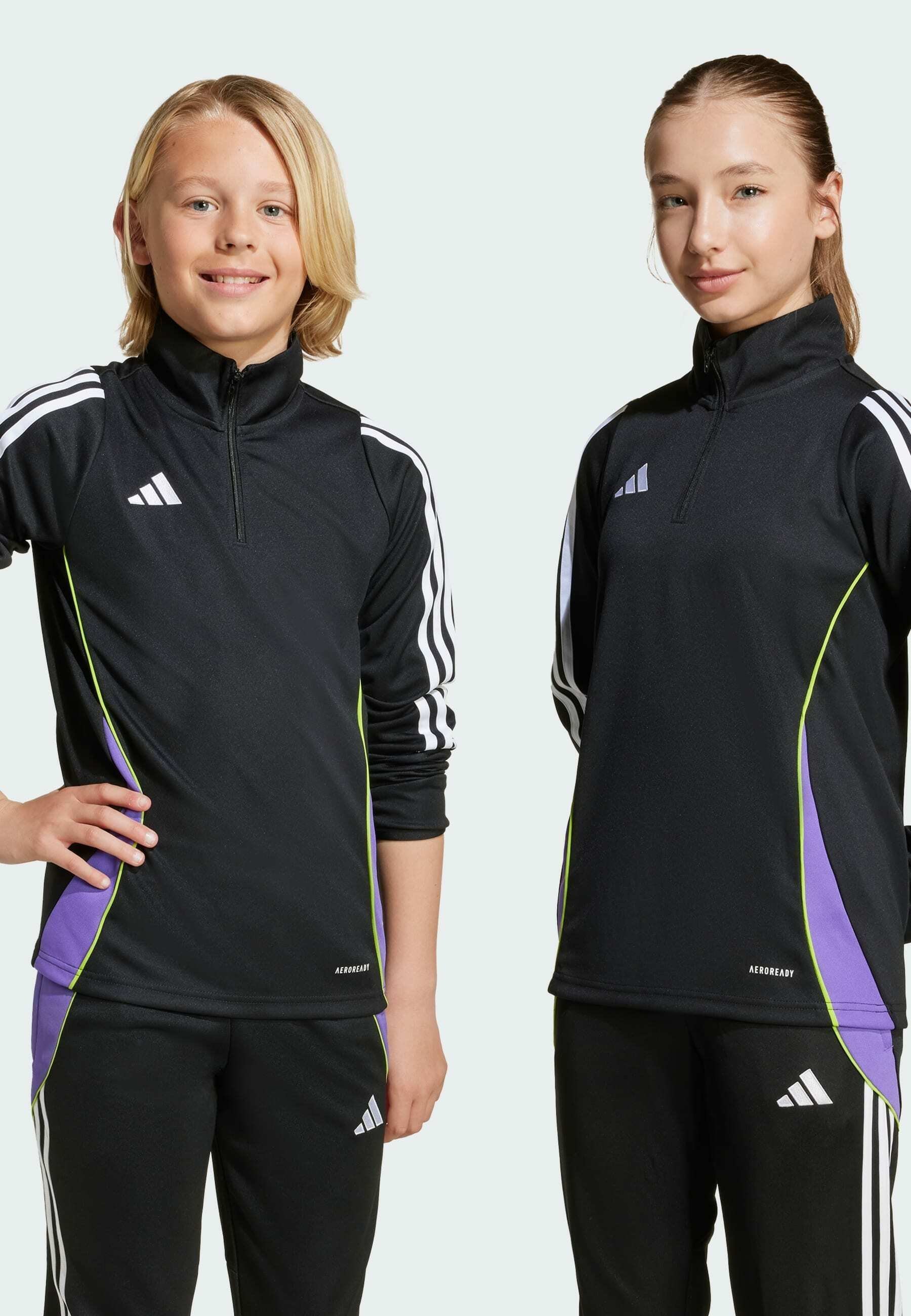 adidas Performance TIRO 24 KIDS - Top met lange mouwen - zwart paars rush