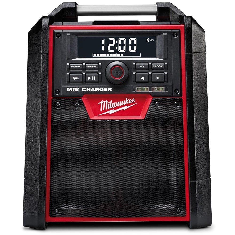 Radio/încărcător Bluetooth MILWAUKEE de 18 V pentru construcții, husă M18RC-0