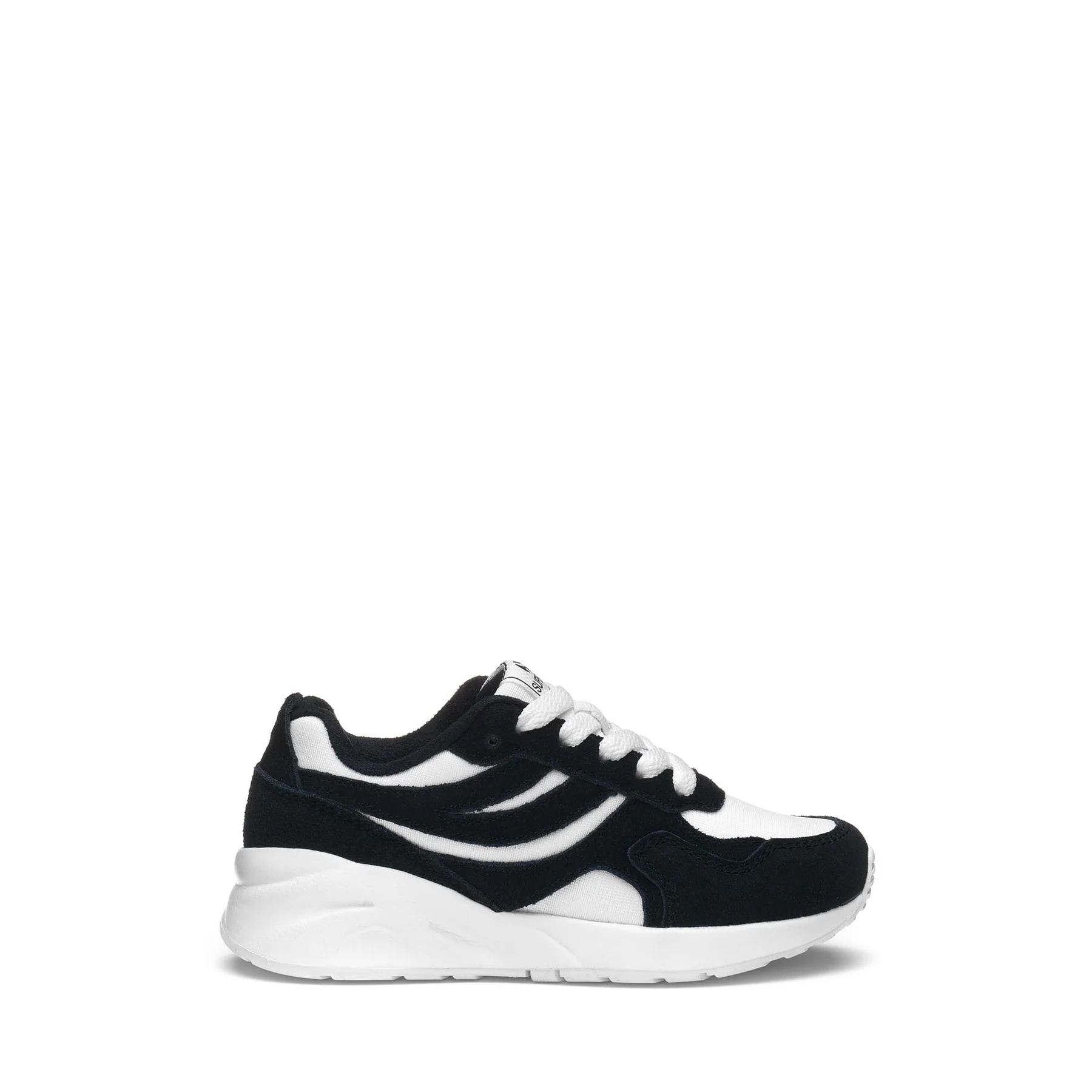 4073 KIDS TRAINING POLY SUEDE-WHITE-BLUE NAVY