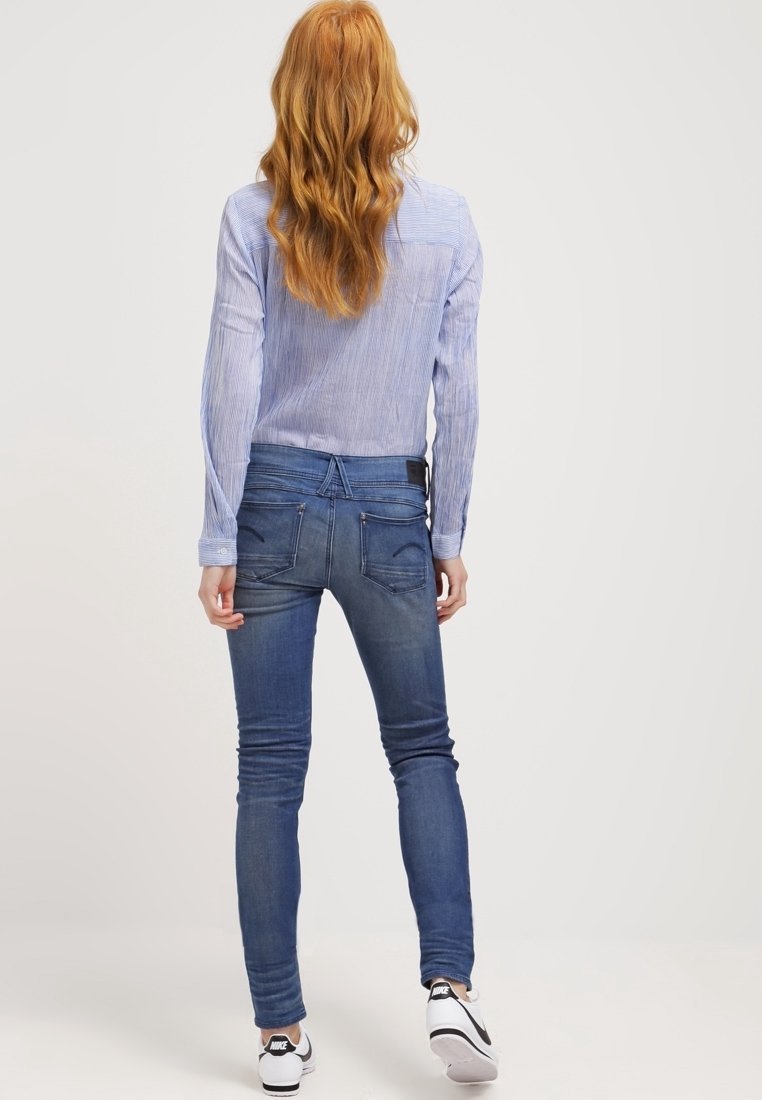 G-STAR Skinny Fit Jeans - blauwe denim