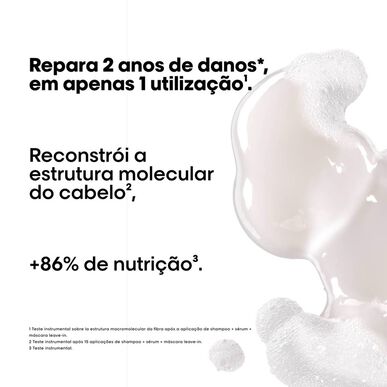 L'Oréal Professionnel Absolut Repair Molecular Serie Expert šampon náhradní náplň, hydratace a výživa, 500 ml