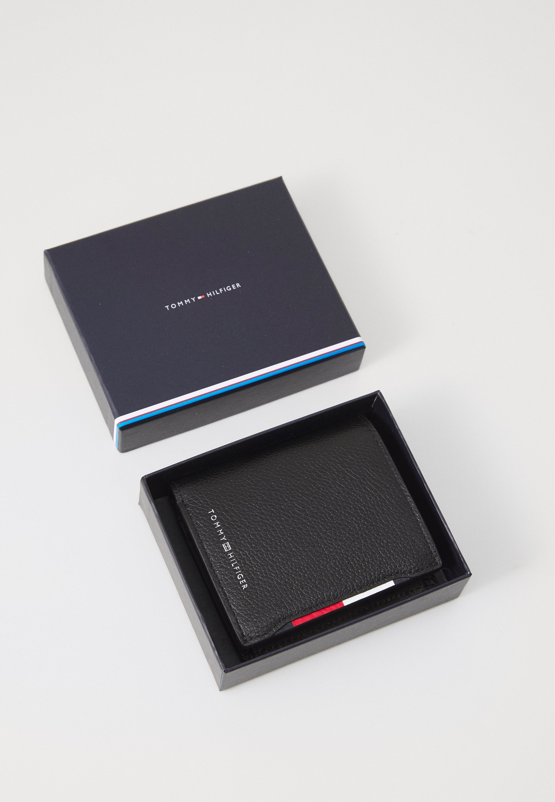 Tommy Hilfiger CENTRAL TRIFOLD - Portemonnee - zwart