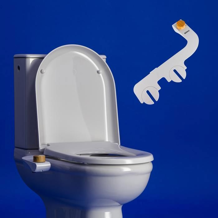 Japanese floor-standing toilet kit - BOKU bidet - self-cleaning - non-electric