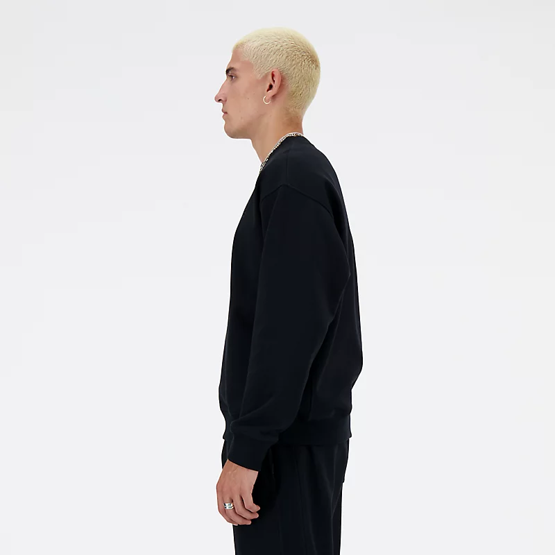 Tricou sport French Terry pentru bărbați - NEGRU