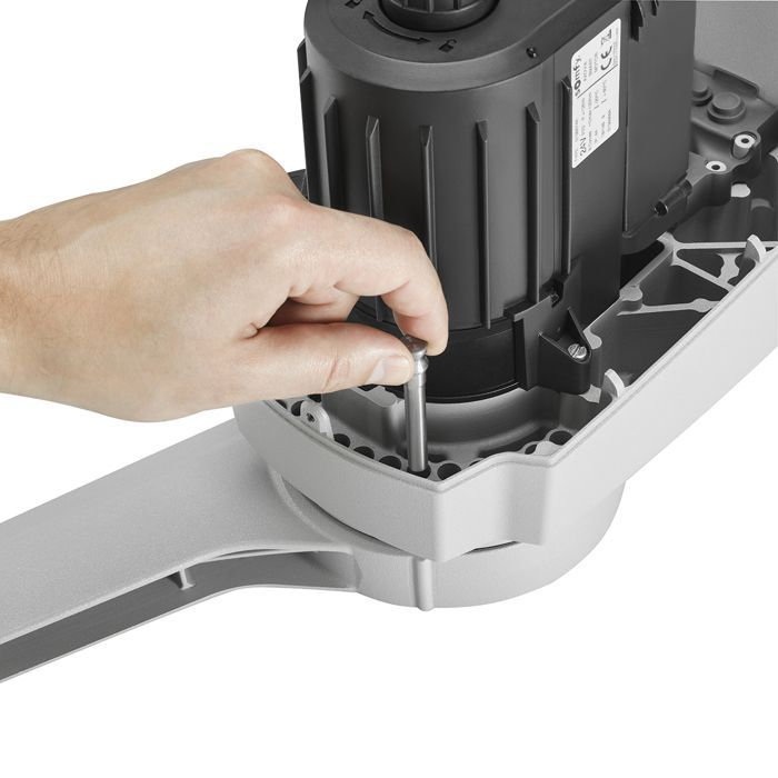 SOMFY 1241770 - Motor para puerta batiente Lockyvia Essential RTS - Se suministra con 3 mandos a distancia Keypop, luz