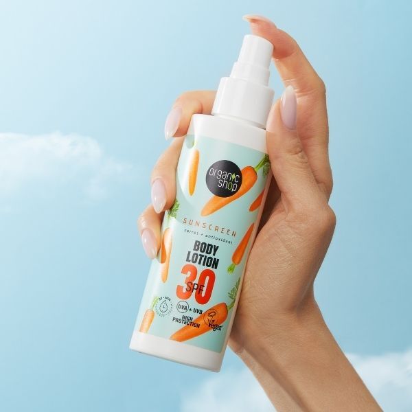Organic Shop Opalovací tělové mléko SPF 30 150ml