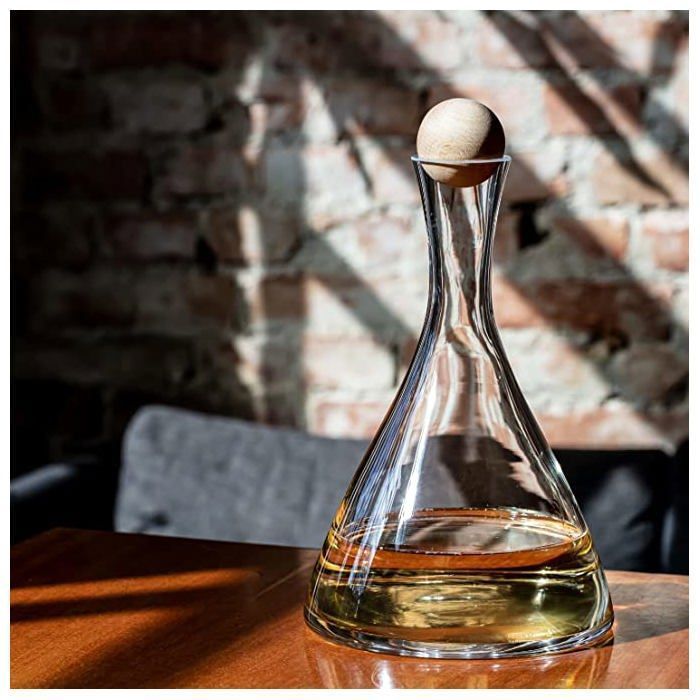 KROSNO Wine Connoisseur Vin Rouge Décanteur Carafe Verre | 1000 ml | Fait main