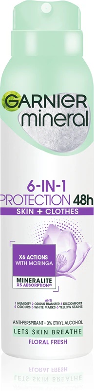 Garnier mineralni antiperspirant v spreju brez alkohola
