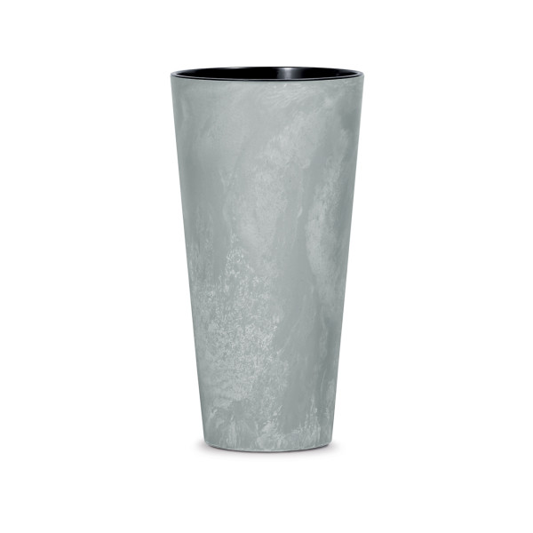 Donica ogrodowa Tubus Slim Beton Effect 29 cm beton PROSPERPLAST