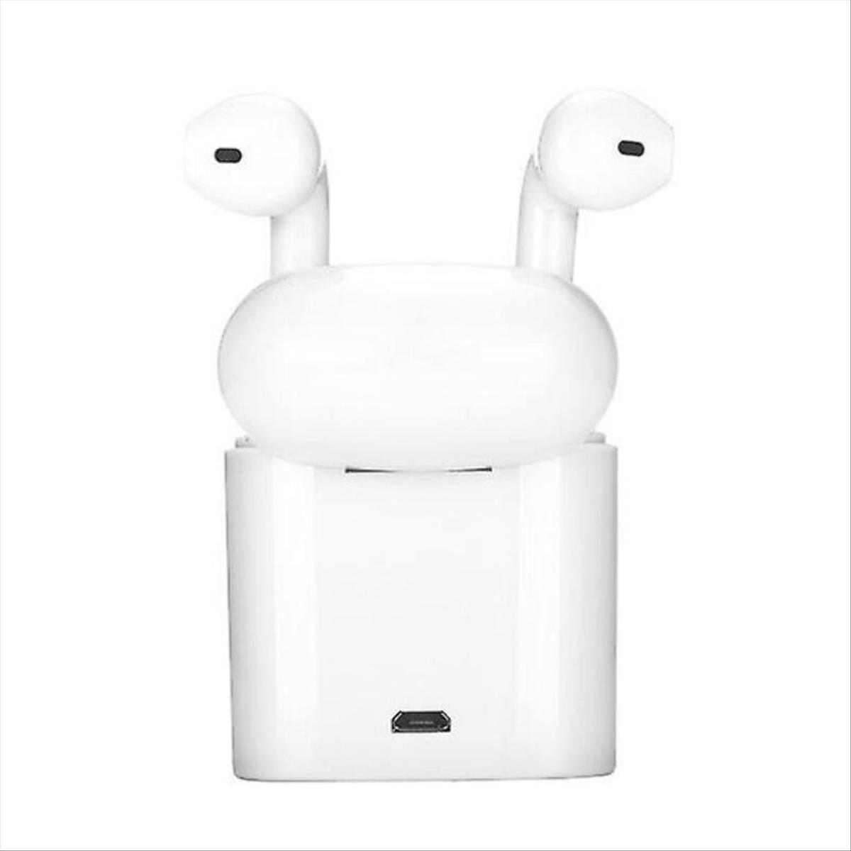 Écouteurs Bluetooth Smartek Mini avec base de chargement pour Android et iOS