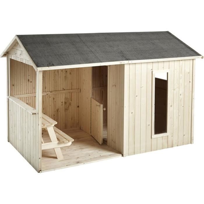 Cabane en bois - SOULET - Jazz - pour enfant - avec table