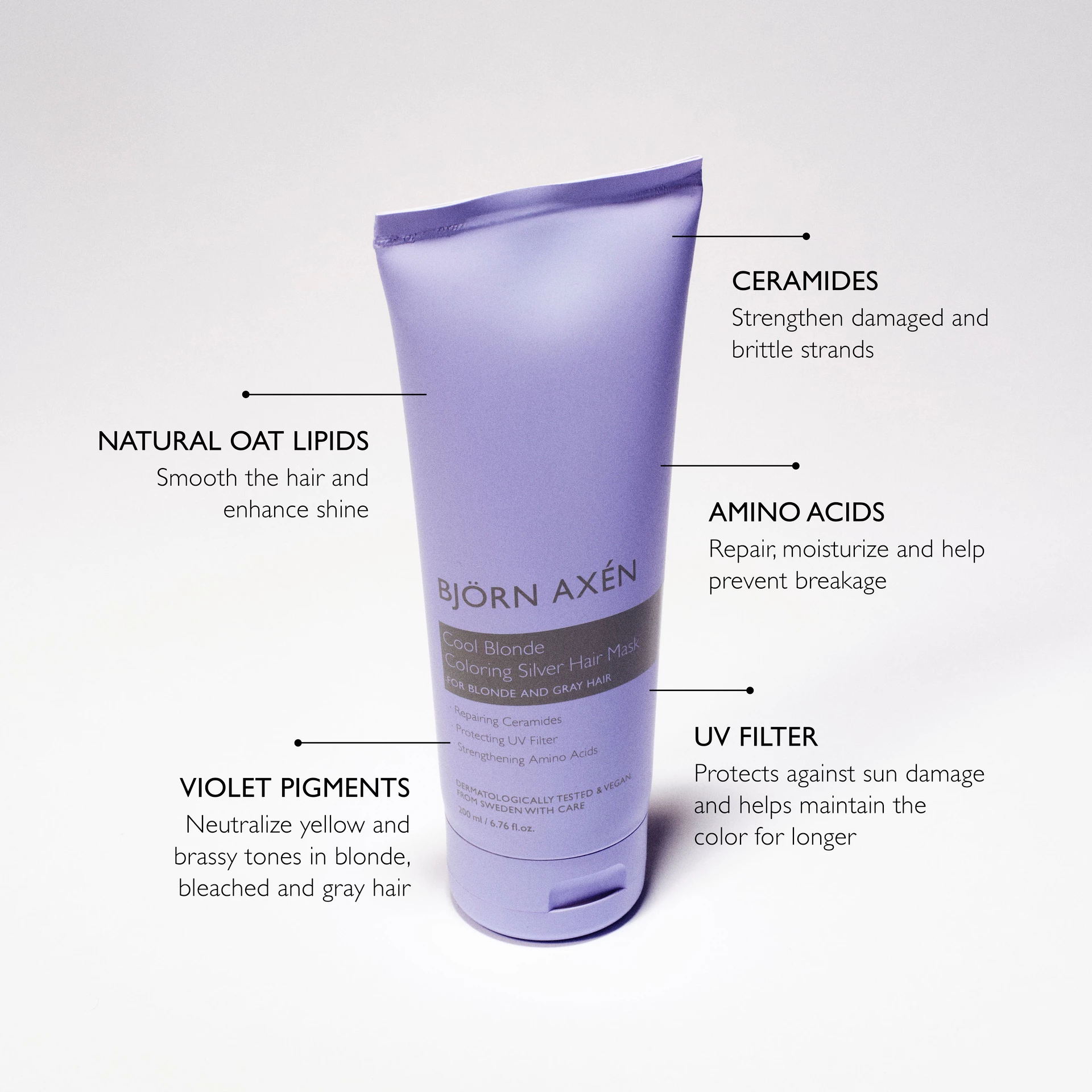 Cool Blonde Coloring Silver Mască de păr 200 ml - Björn Axén