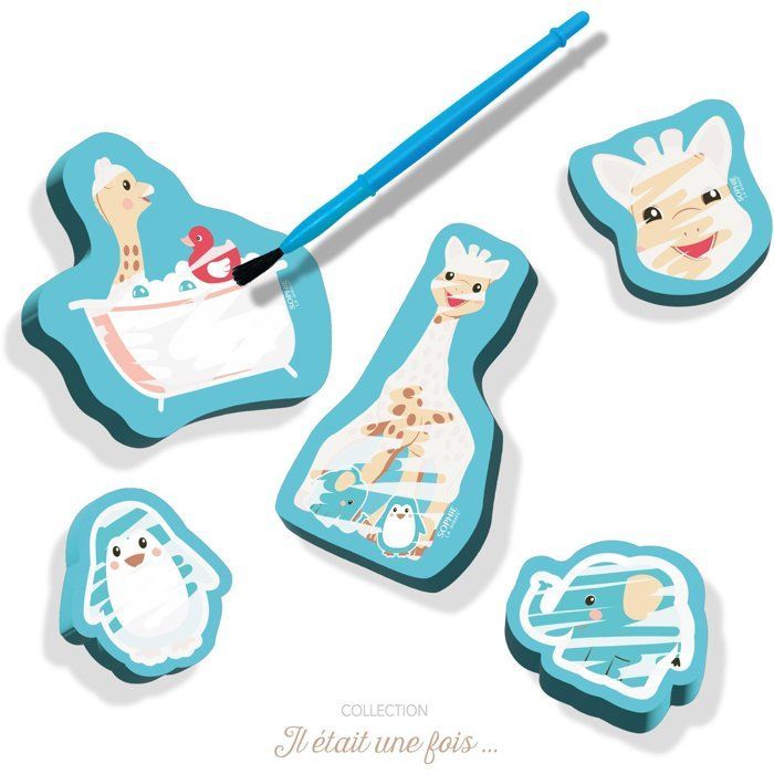 Sophie the Giraffe - Bath Coloring - SES Creative - Hobby 1 - 4 - Fun Activity - Magic Coloring - 1+