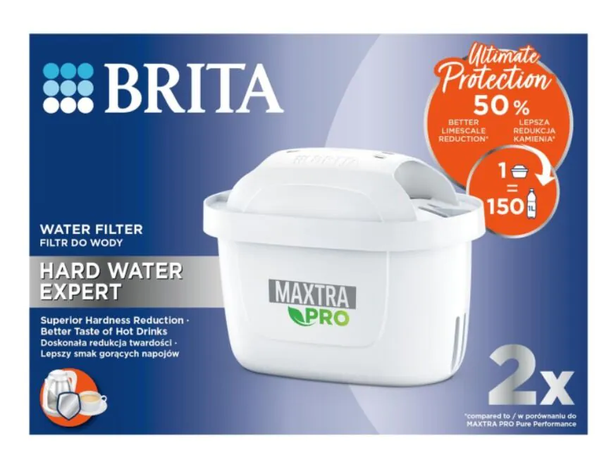 Brita Maxtra Pro Hard Water Expert Filtry do wody, 2 szt.