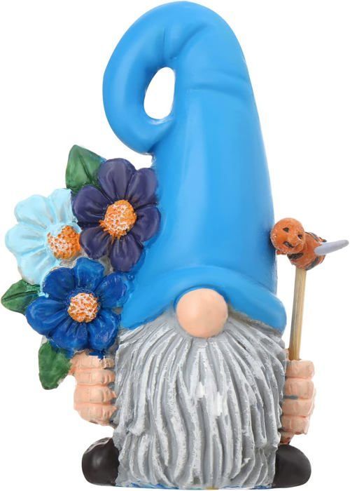 Magical garden gnome statue in resin, funny gnome statue in resin, collectible figurine, miniature sculpture (magical gnome)