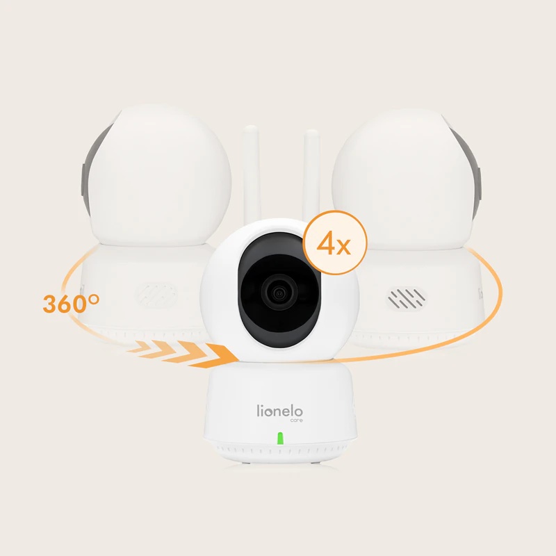 Lionelo Care Babyline 9.1 digitālais video bērnu monitors
