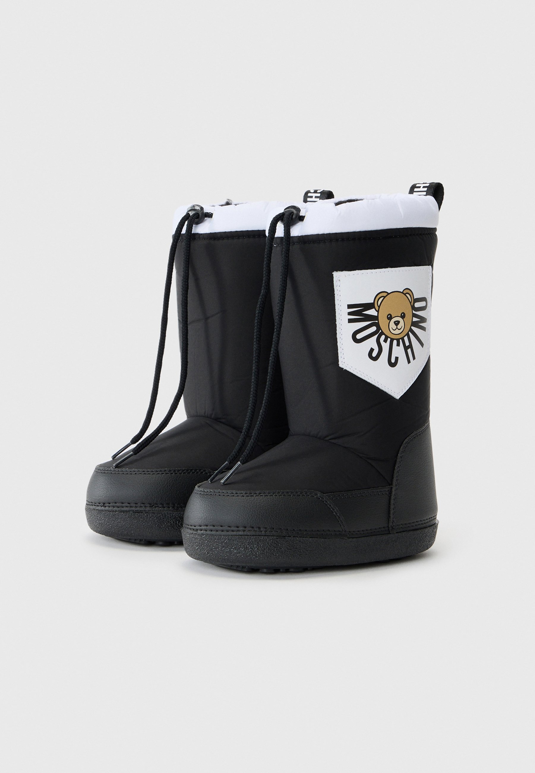 MOSCHINO UNISEX - Winterlaarzen - zwart/wit