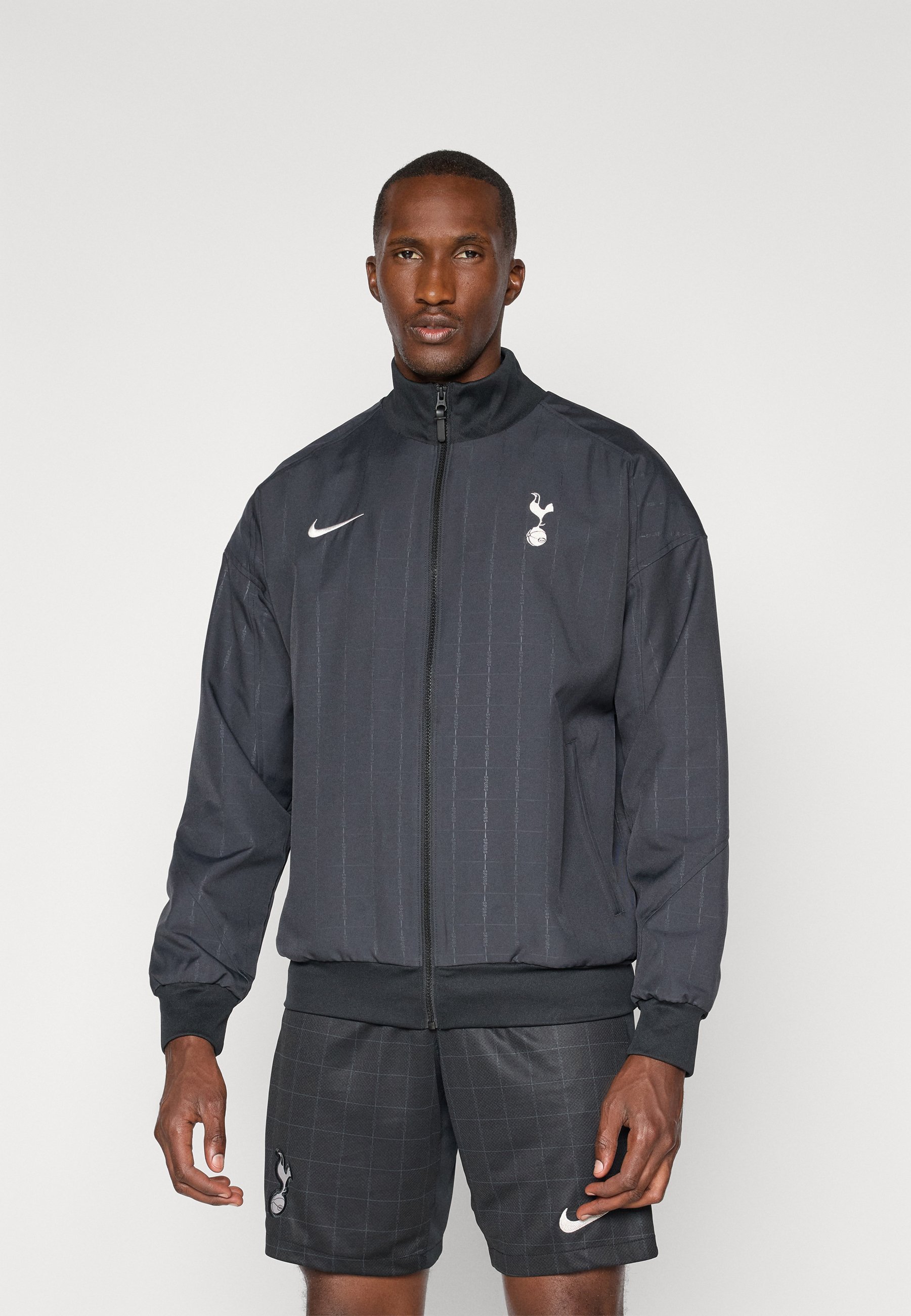 Nike Performance TOTTENHAM HOTSPUR STRIKE AWAY JACKET - Apranga - juoda/šviesiai geležinė rūda