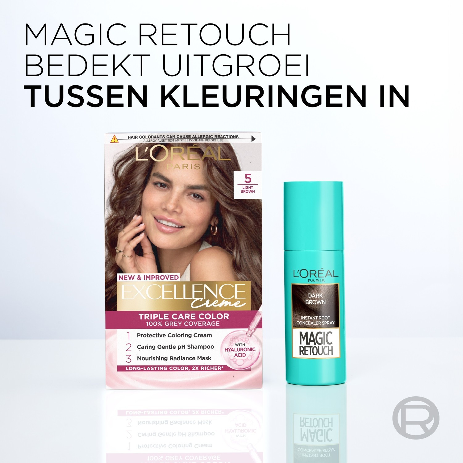 „L'Oréal Paris Magic Retouch“ plaukų dažai – šaknų korekcijos purškiklis – 75 ml