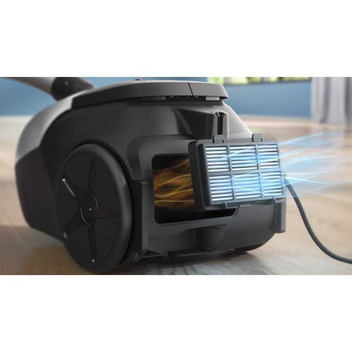Aspirateur Traineau avec sac - PHILIPS XD2142/12​ - Aspirateur Série 2000 filtre Hepa - 800 W - 77 dB - 3 L - Gris clair
